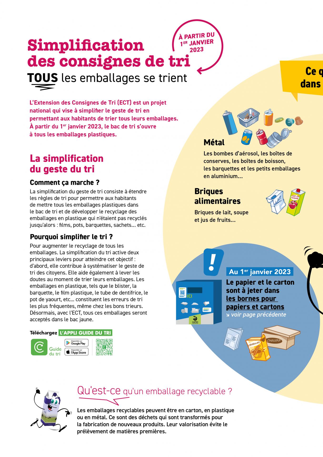 A4 simplification consignes de tri