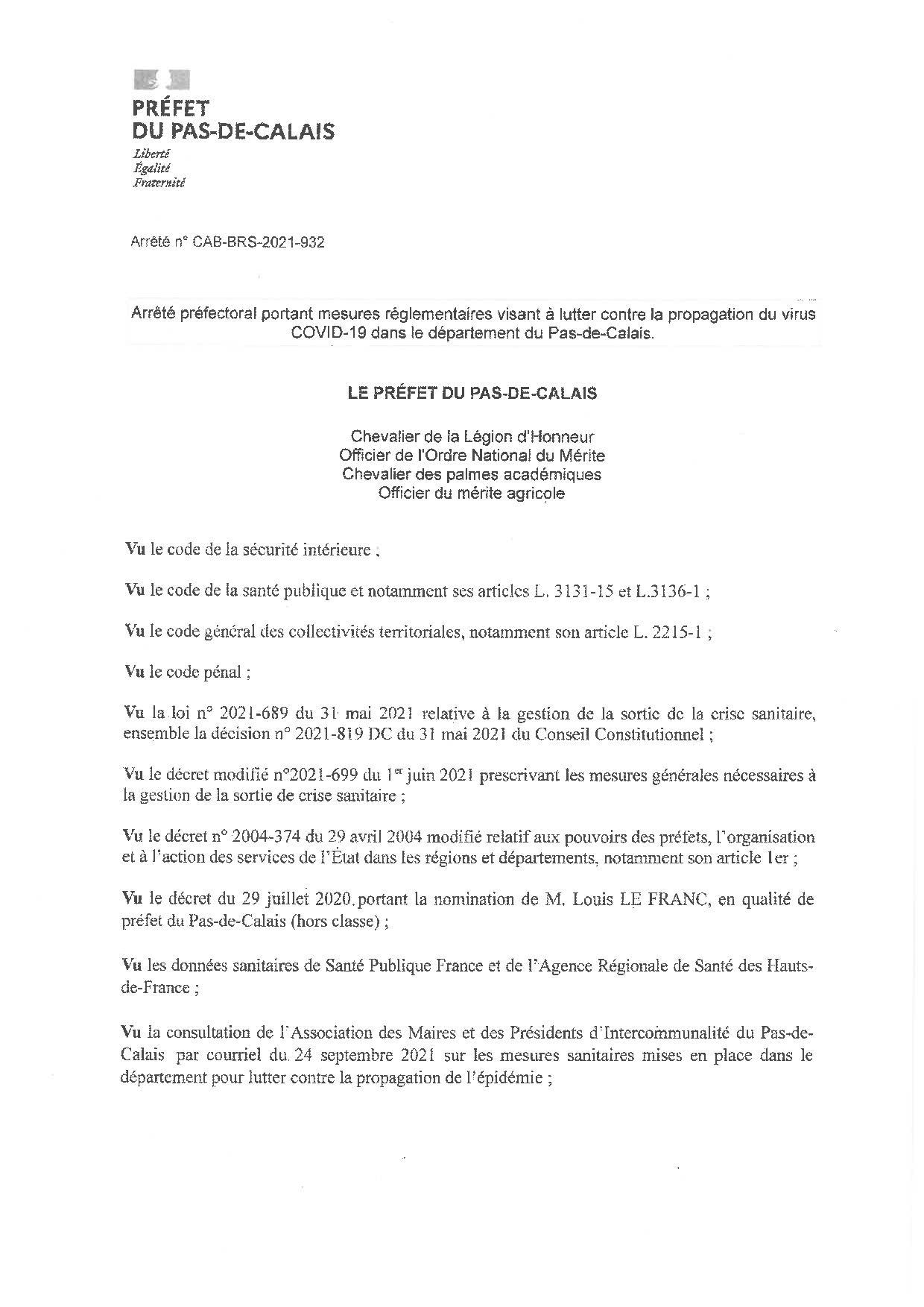 Arrete prefectoral du 27 septembre 2021 page 003