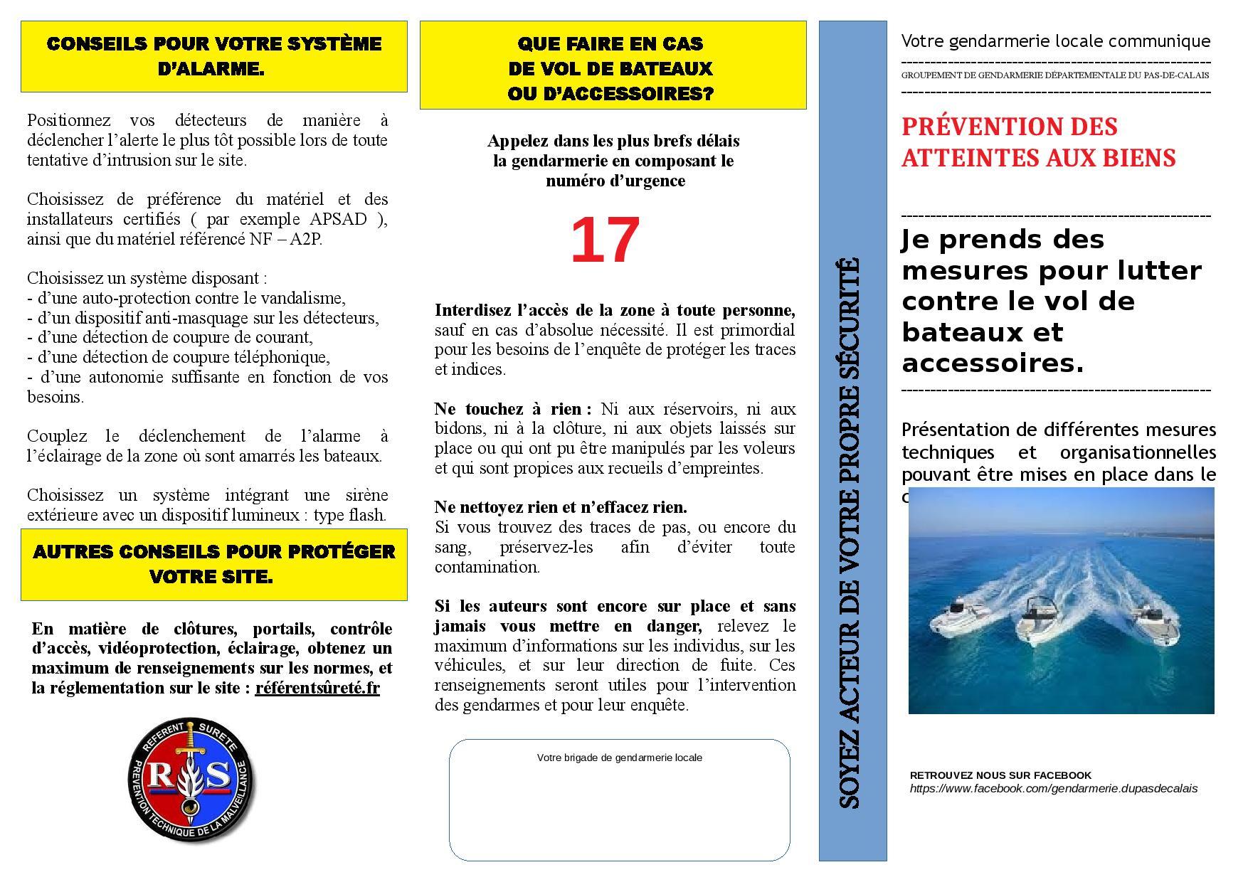 Prevention vol bateau ggd 62 page 001