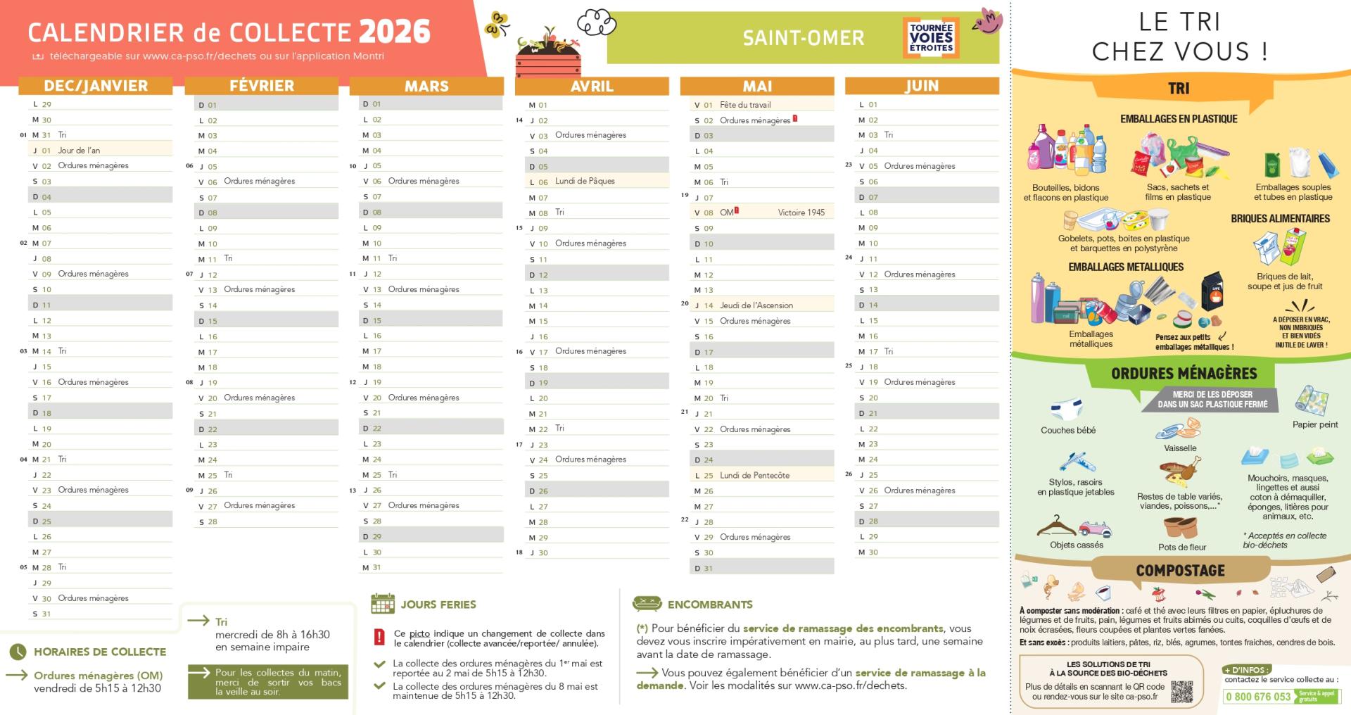 Ve saint omer calendriers collecte 2026 web page 0001
